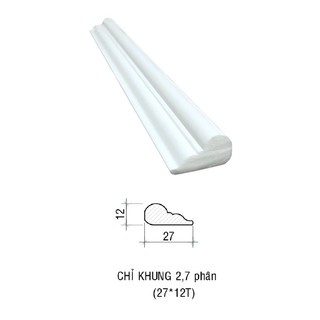 phào chỉ khung tranh bảng 2,7cm thanh dài 2,44m