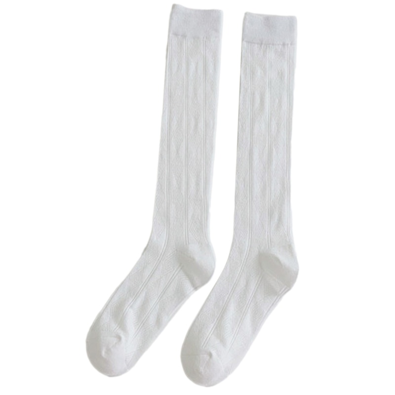 Youyo Vớ Lưới Dài Qua Gối Siêu Mỏng Họa Tiết Hình Học Rỗng Phong Cách Lolita Cho Nữ