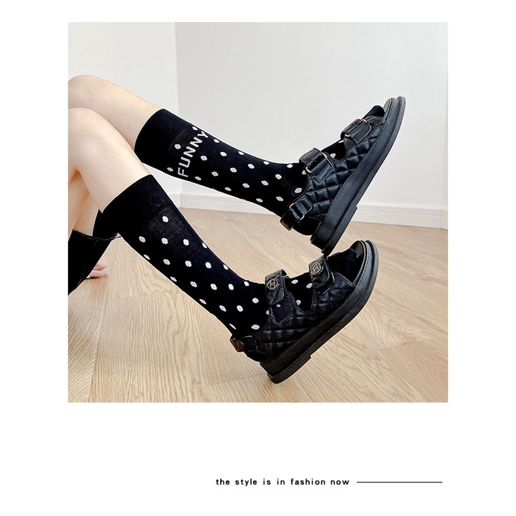 VỚ, TẤT NỮ HENNY RUE HỌA TIẾT FUNNY CHẤM BI HOT MITAOGIRL.