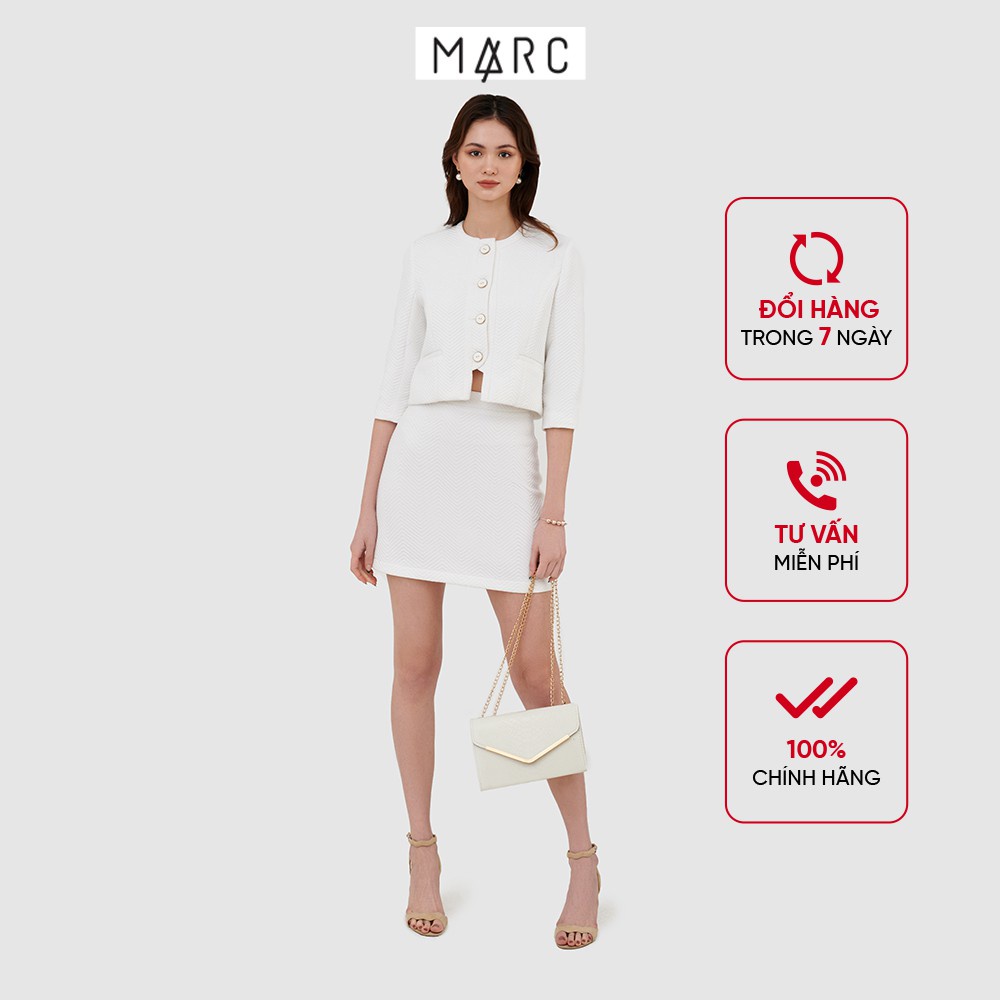 Váy mini basic hoạ tiết ziczac - MARC FASHION | BigBuy360 - bigbuy360.vn