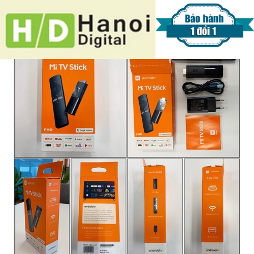 Xiaomi Mi TV Stick Android Tv box Quốc Tế tìm kiếm giọng nói Tiếng Việt