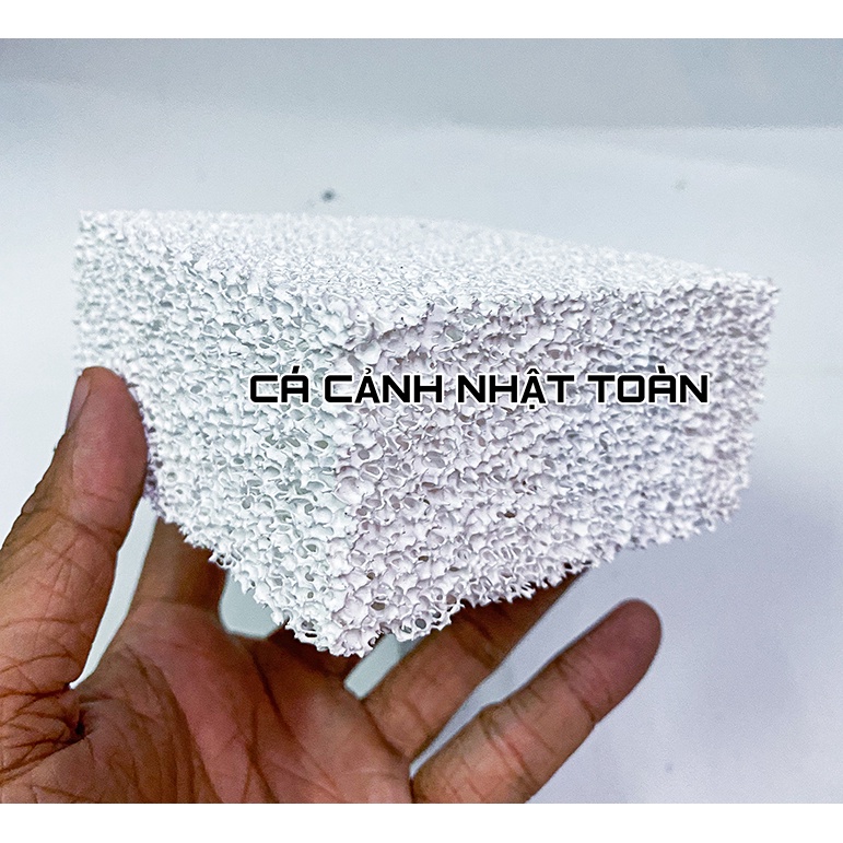 SỨ LỌC TÀU HỦ BACTERIA HOUSE SQUARE VẬT LIỆU LỌC BỂ CÁ CẢNH 10X10X5CM