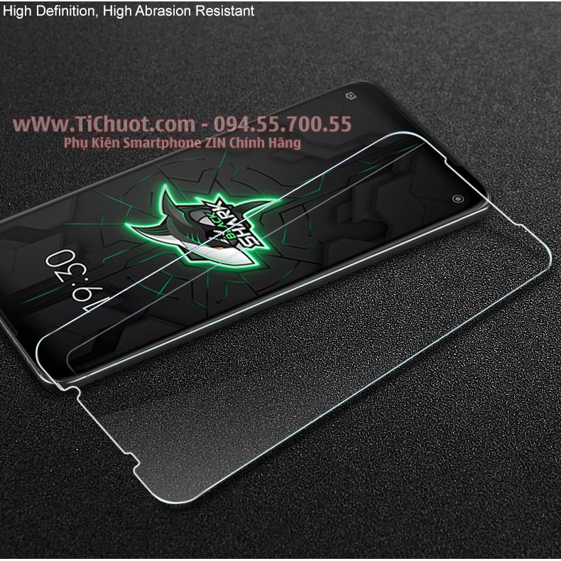 Kính Cường Lực Xiaomi Black Shark 3 Pro - Không FULL, 9H-0.26mm