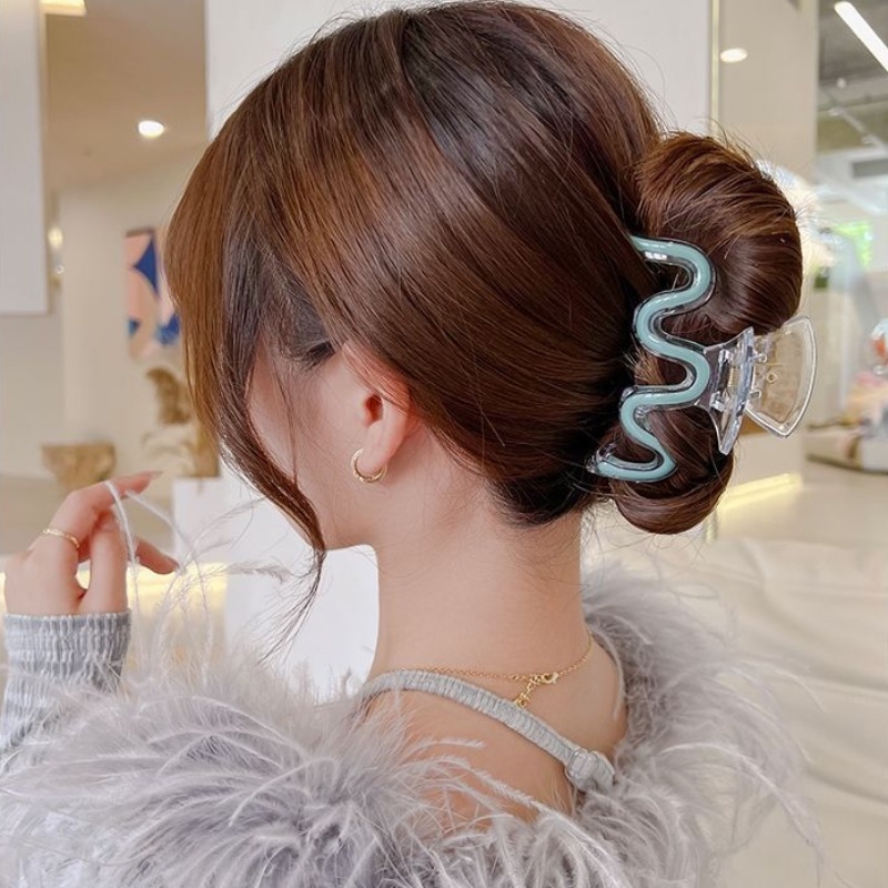 Kẹp Tóc Cá Mập Lớn Đơn Giản Chất Lượng Cao Cho Nữ