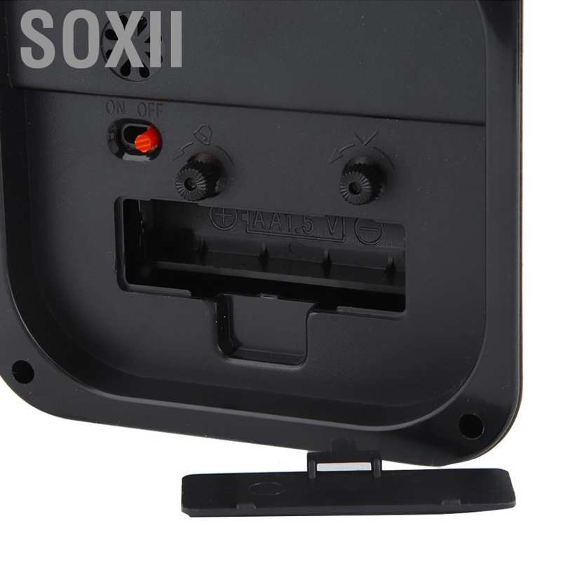 Soxii Vintage Alarm Clock Quiet Clocks Battery Bedside Desk With Loud Ringing Bell AU