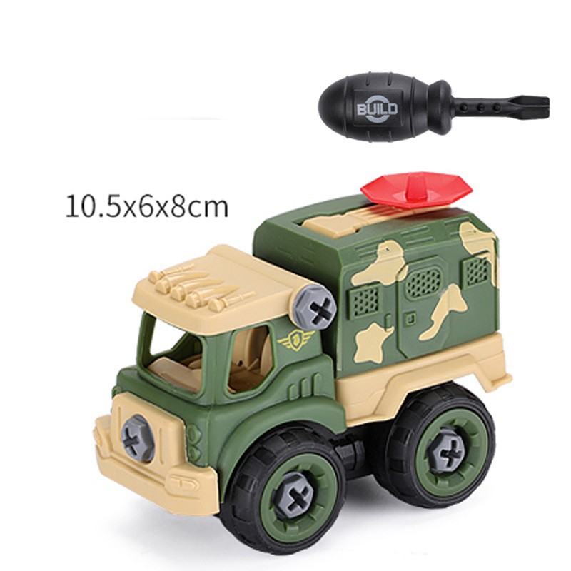 Đồ chơi xe ô tô mô hình tháo lắp dễ dàng hiệu Híp's Toys Model 996G bằng nhựa