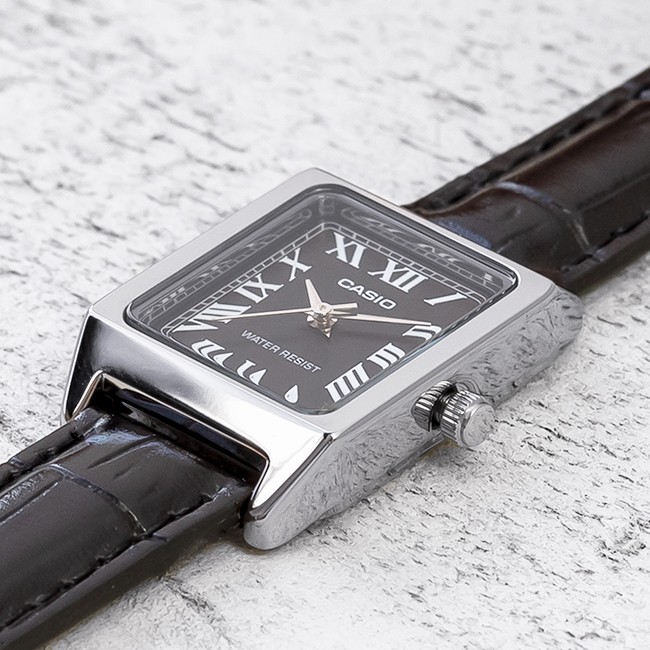 Đồng hồ nữ dây da Casio chính hãng Anh Khuê LTP-V007L-1BUDF