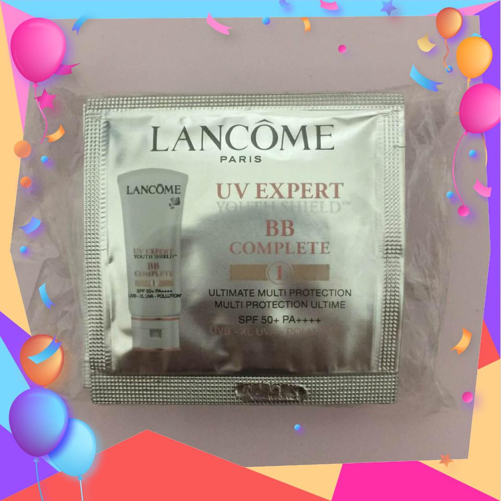 Kem chống nắng Lancome UV Expert Aqua Gel - BB Complete SPF 50 sample 1ml
