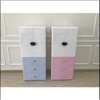 Tủ đựng đồ cho bé gấu 4 tằng