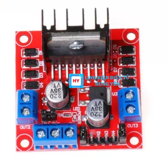 Mạch Điều Khiển Động Cơ DC L298 Mạch Cầu H