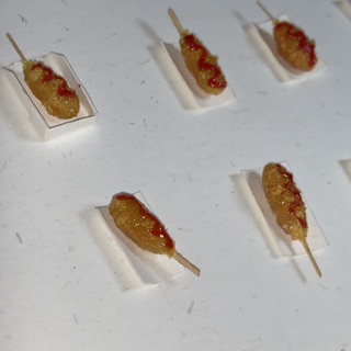 Mô Hình hotdog Hàn Quốc Miniature bằng Đất Sét