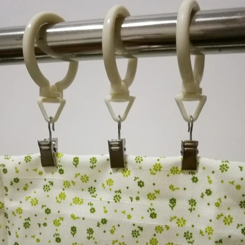 Set 10 Dây Treo Ảnh Chữ S Có Kẹp Bằng Kim Loại Đa Năng