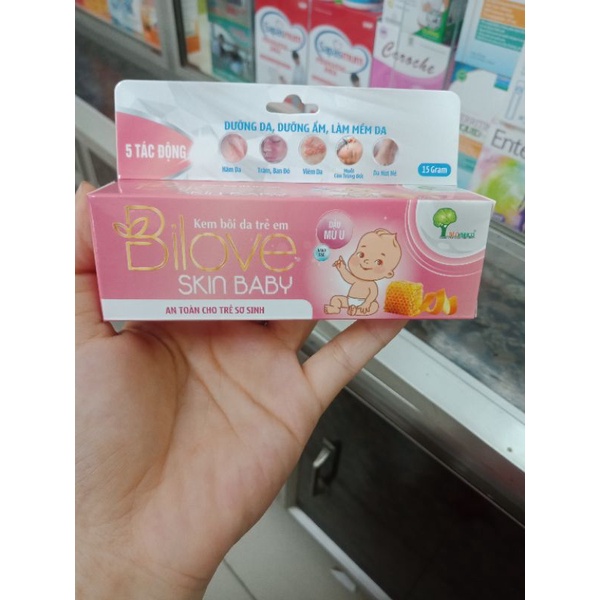 Kem bôi da trẻ em Bilove skin baby an toàn cho trẻ sơ sinh