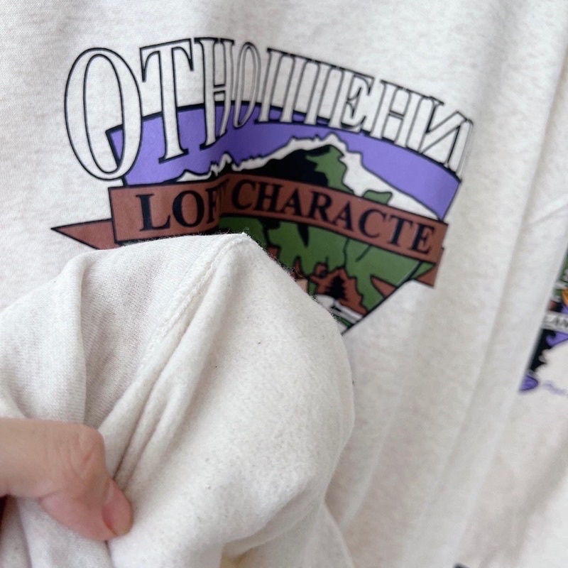 [SẴN] Áo Sweater Form Rộng Nam Nữ OTHO -Áo Nỉ Dày Dặn Tay Bồng Unisex