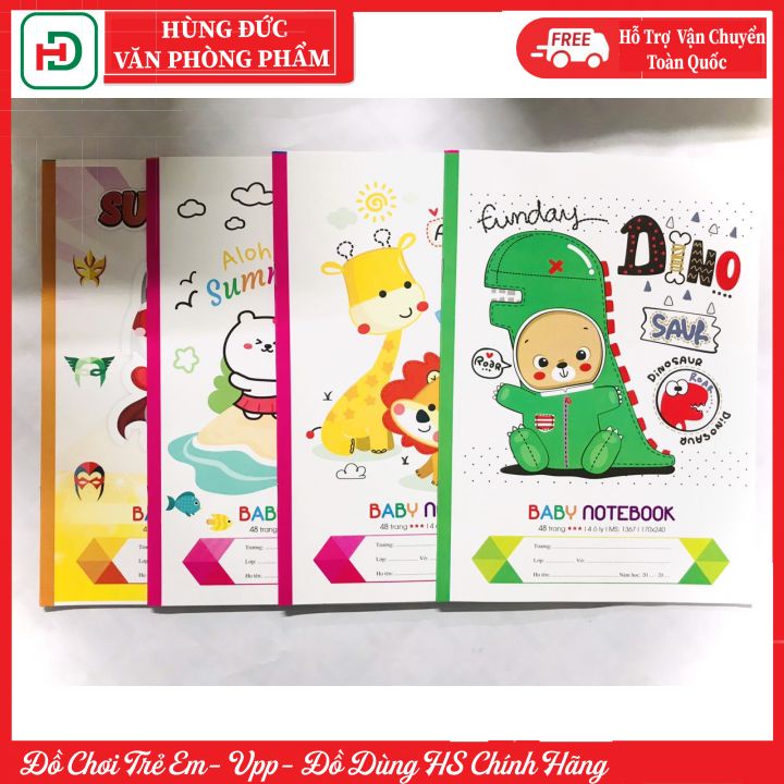 Vở ô ly Baby 48 trang  Hải Tiến 1367