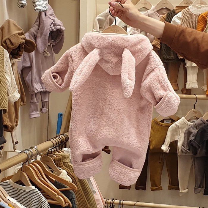 Body gấu lông ủ ấm cho bé 3-13kg - Shubishop.vn