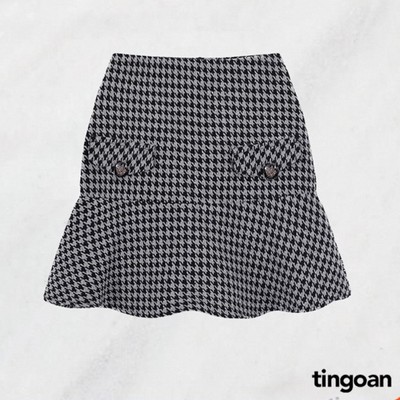 TINGOAN® - Chân váy cạp lưng cao đuôi cá xám JESSICA SKIRT/GR