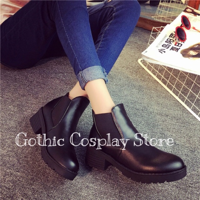 [Sẵn]  Giày Chelsea Classic Da Mềm Thu Đông (Size 35 - 40 ) F59