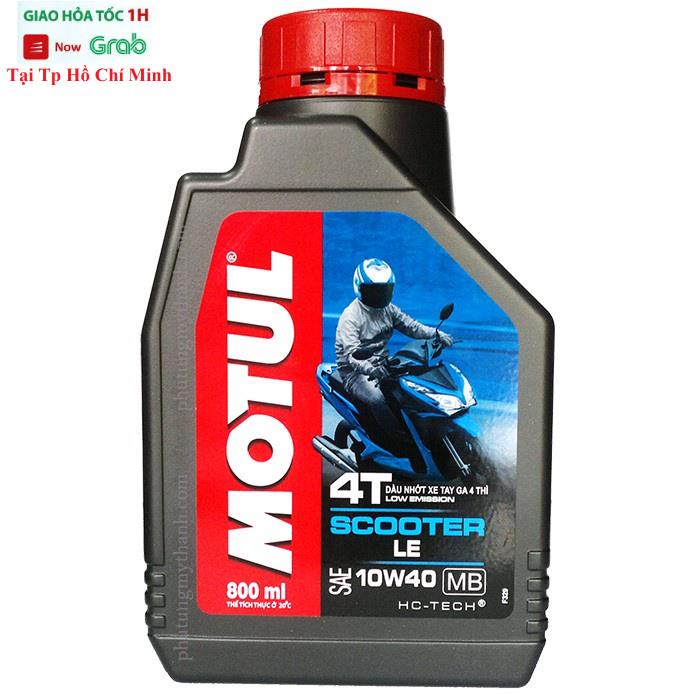 Nhớt Xe Ga Motul Scooter Le 10W40 1 Lít Chính Hãng Cho Các Dòng Xe Tay Ga