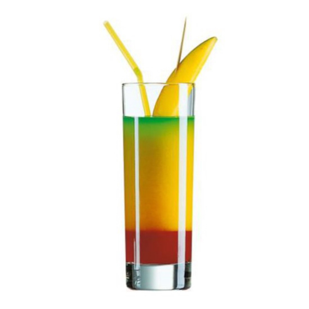 Bộ 6 ly thuỷ tinh ống trơn cao hàng đẹp dày dặn đẹp dung tích 275 ml.