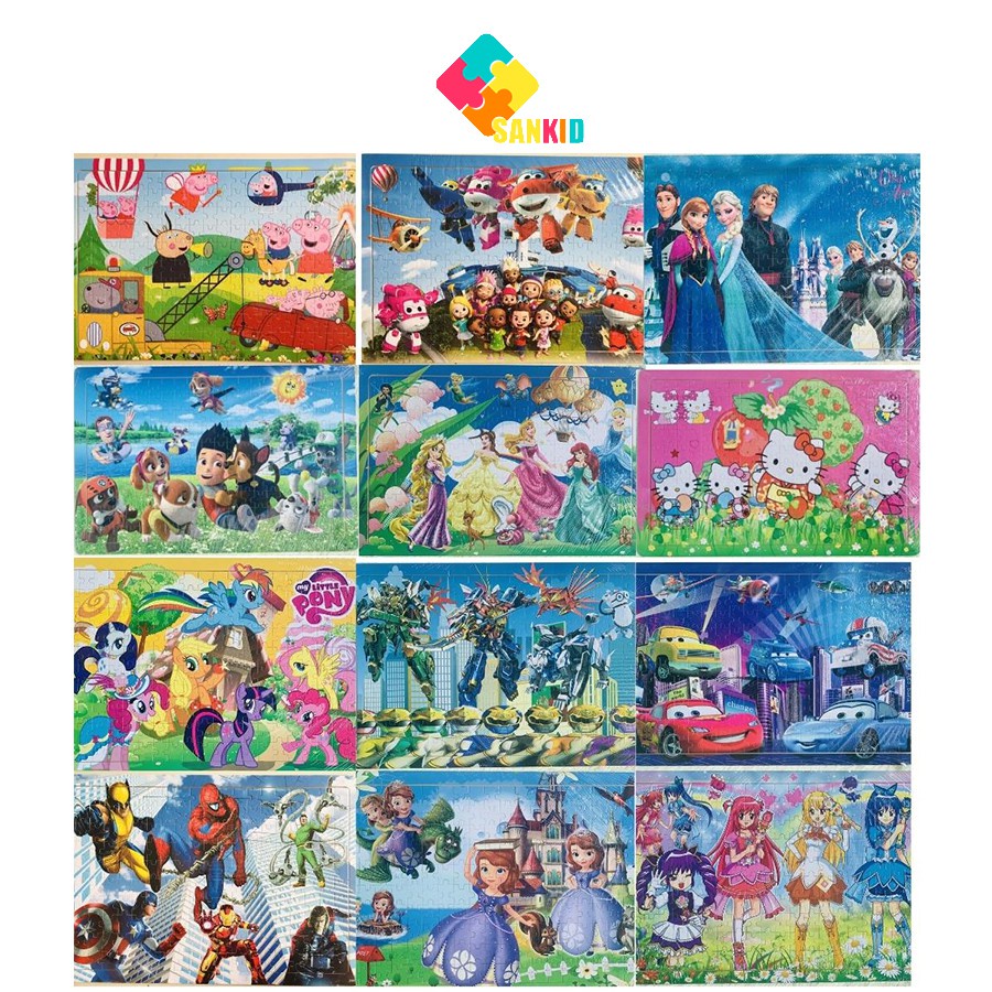 ghép hình 100 mảnh, 200 mảnh