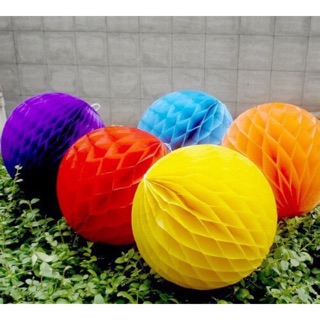Lồng Đèn Giấy Trang Trí (Trái Châu) 20cm-25cm