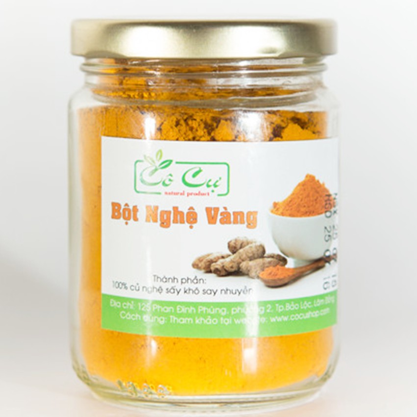 Bột nghệ vàng Cô Cự nguyên chất 100g