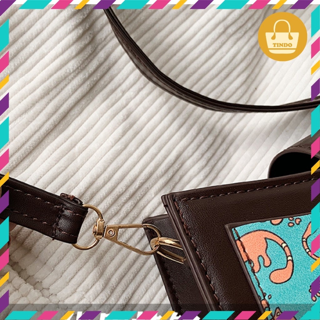 [SALE GIÁ GỐC] Túi xách nữ mini đẹp họa tiết hình dâu tây và hình mèo đáng yêu phong cách dạo phố [2954] | BigBuy360 - bigbuy360.vn