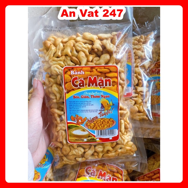 Bánh Cá Mặn Bánh Kẹo Đồ Ăn Vặt Ngon Giòn Thơm Ngậy Hấp Dẫn