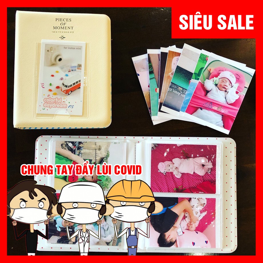 COMBO 100k 65ảnh 6x9cm ép lụa+ Album mini