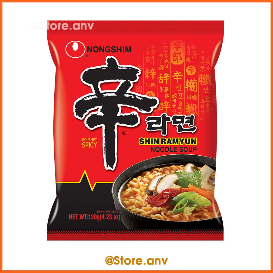 Mì Shin Ramyun Nongshim - Mì Cay Hàn Quốc (120g/gói)