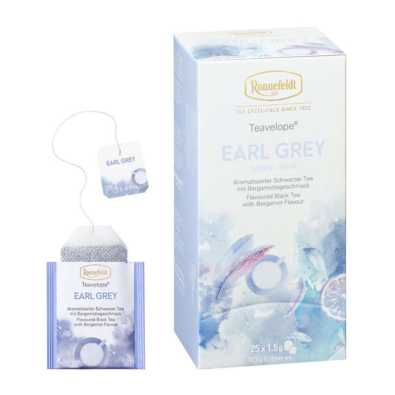 [HÀNG NHẬP KHẨU] Trà Ronnefeldt tea ( Teavelope Earl Grey 1 hộp / 25 Sachets ) | BigBuy360 - bigbuy360.vn