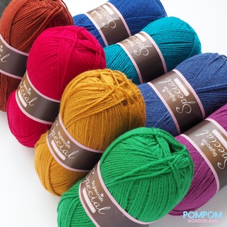 Len sợi Acrylic Stylecraft Special DK (Tông màu đậm)