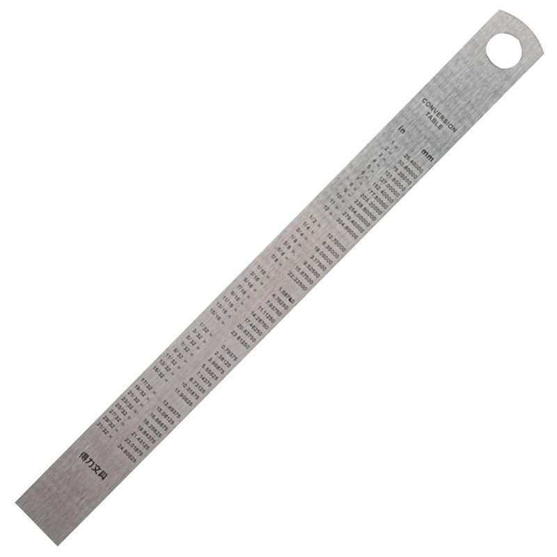 Thước đo DELI 8461 bằng kim loại dài 15cm