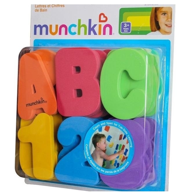 Bộ 36 Miếng Xốp Chữ Số Dành Cho Bé Khi Tắm