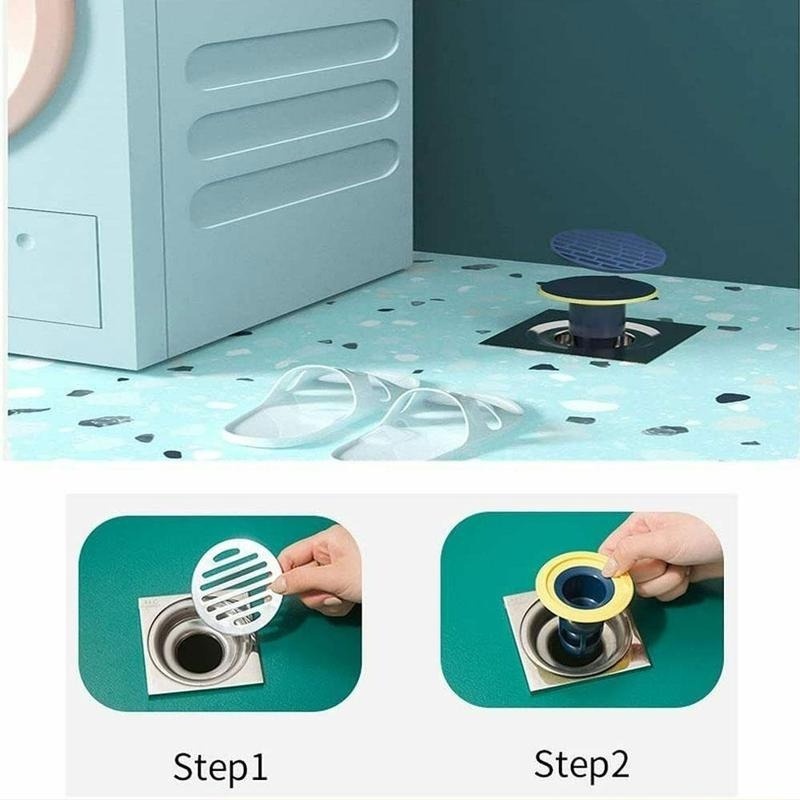 1 Nắp Silicone Lọc Rác Cho Lỗ Thoát Nước Nhà Tắm Tiện Dụng