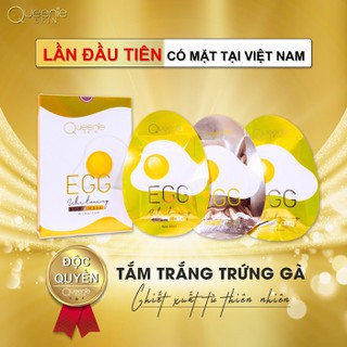 Tắm trắng trứng gà Queenie