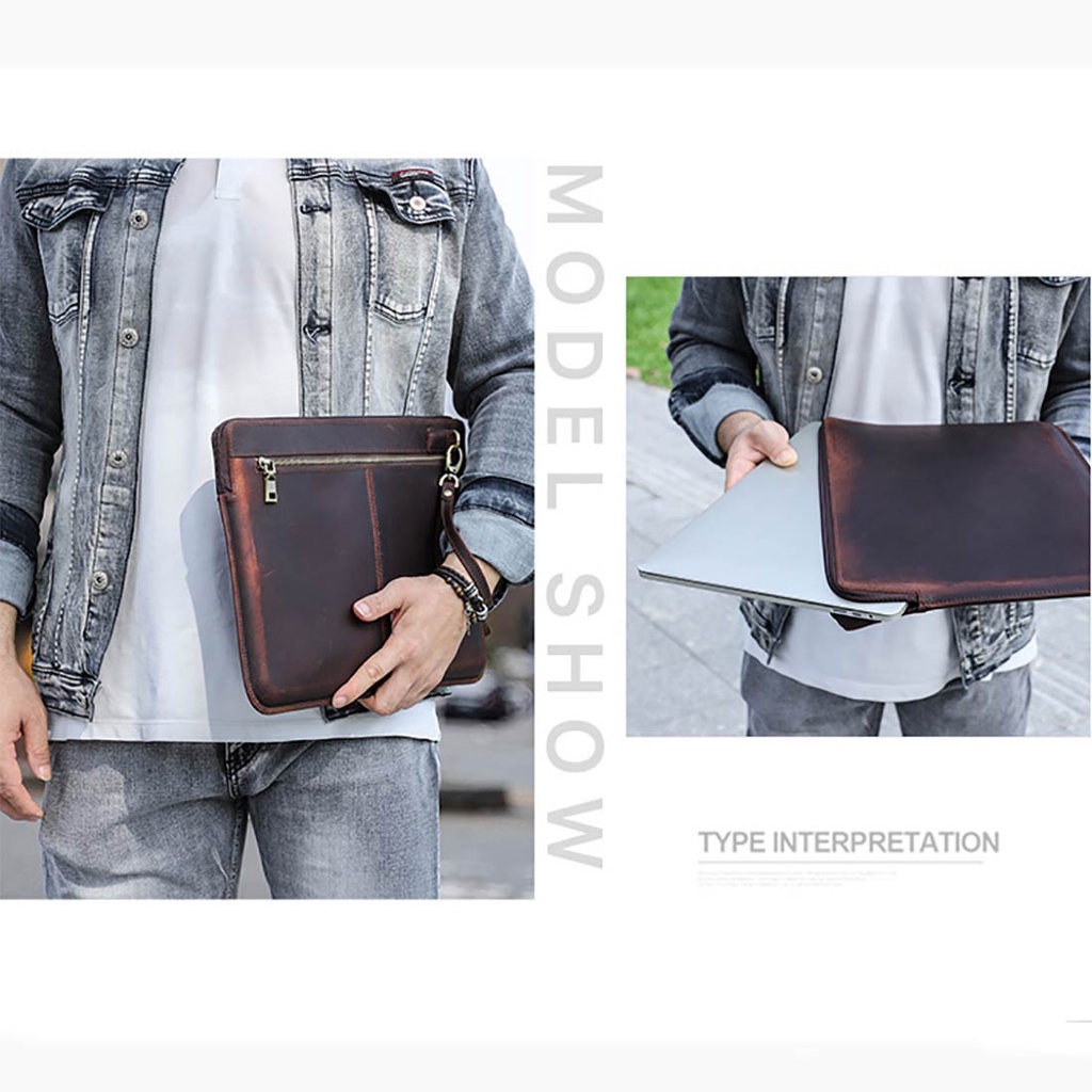 Túi Da Đựng Laptop MacBook Pro Air 13 14 inch A2337 A2179 Retina A2338 M1