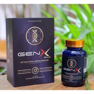 sale lỗ Gen X Plus – Viên uống tăng cường sinh lý nam – Hộp 24 viên – Tặng kèm Vòng Chỉ Đỏ May Mắn