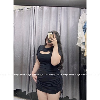 🌈 Đầm khoét ngực [ TNT Shop Bigsize 60kg - 90kg ] Ảnh thật 100%
