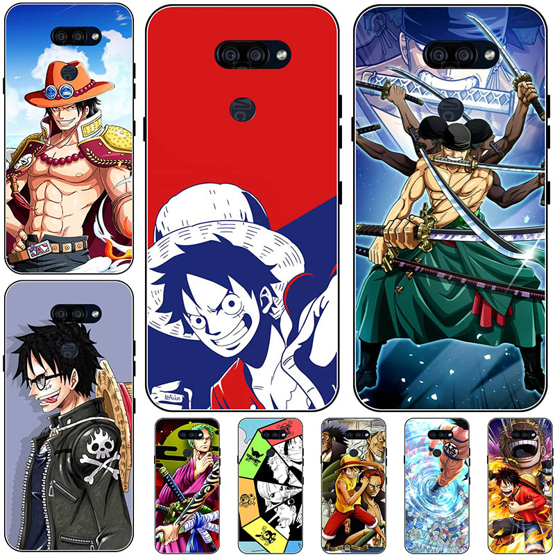 Ốp lưng mềm hình One Piece Luffy Roronoa Zoro cho LG V50 LM-V500N V40 LM-V405 Cover For LG V60 ThinQ LM-V600