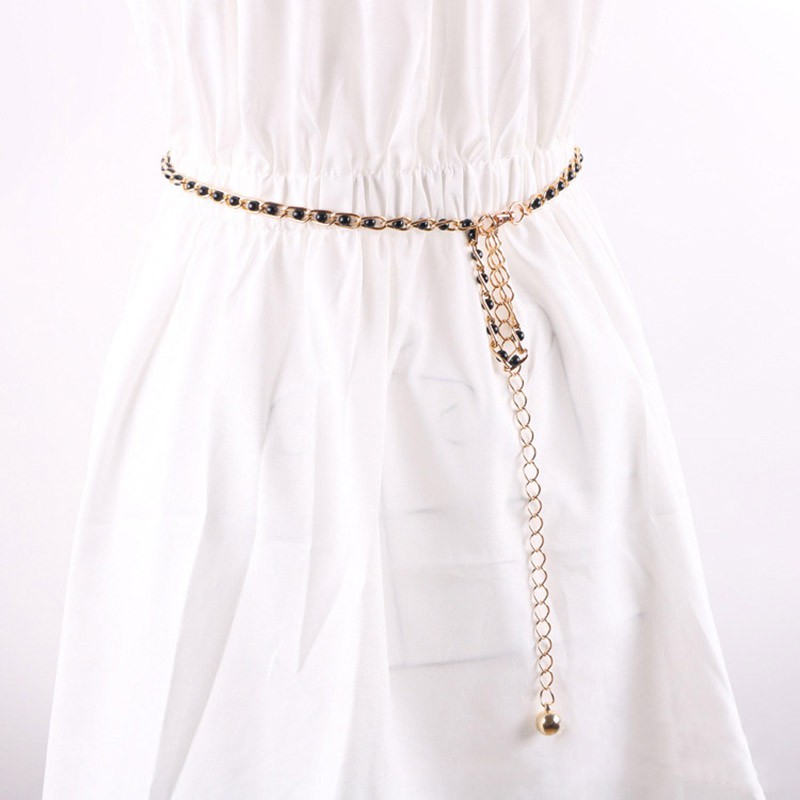 Dây thắt lưng nữ đính ngọc trai sang trọng