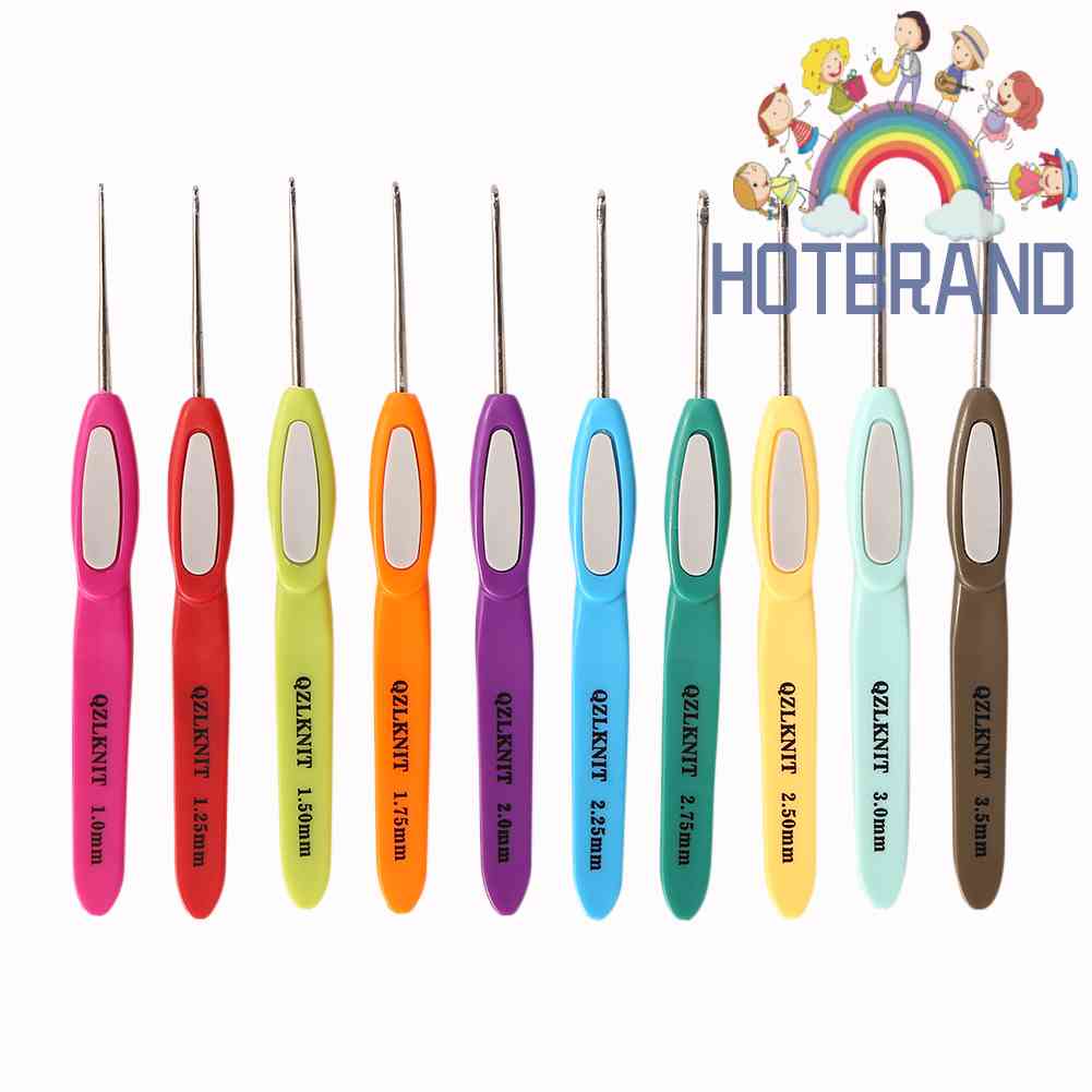 Bộ 10 Kim Móc Len 1.0mm-3.5mm