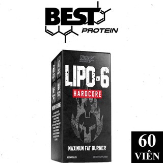 Viên Giảm Cân Mạnh Nhất Nutrex Lipo 6 Hardcore 60 Viên