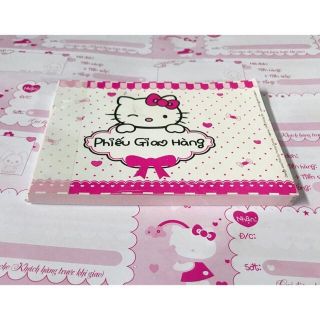Phiếu ship hàng hellokitty dành cho shop bán olnine ( gồm 100 trang) A6