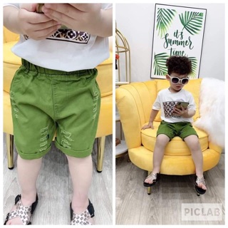 QUẦN KAKI ĐÙI CHO BÉ (size nhí 8-18kg)