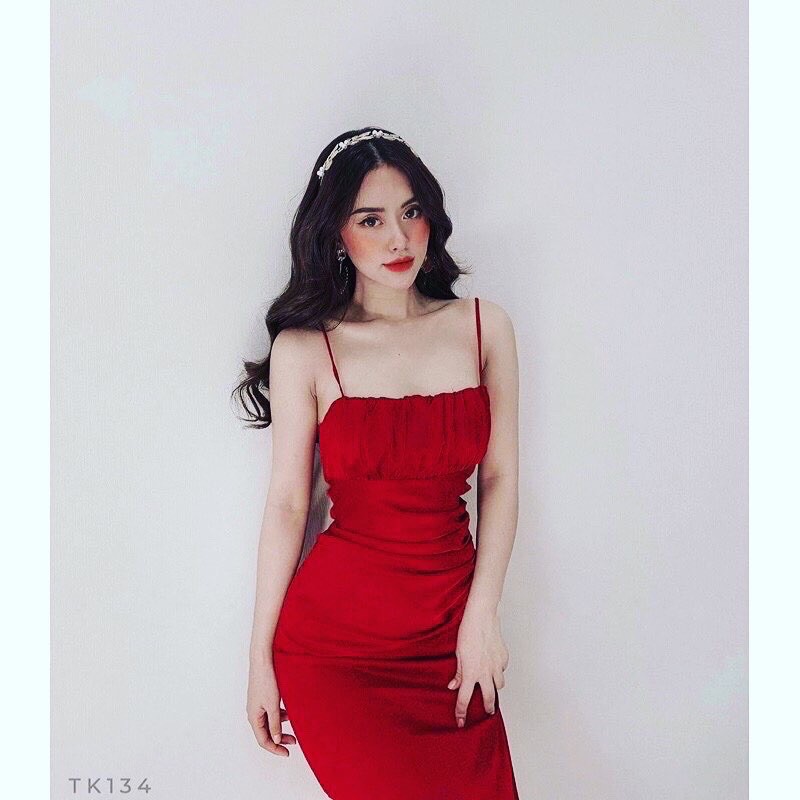 ĐẦM 2 DÂY DỰ TIỆC SIÊU SANG CHẢNH ⚡️⚡️GIÁ RẺ NHẤT SHOPEE-HÀNG CAO CẤP LOẠI 1⚡️⚡️ĐẦM DÂY TRẮNG,ĐỎ LỤA XẺ TÀ | BigBuy360 - bigbuy360.vn