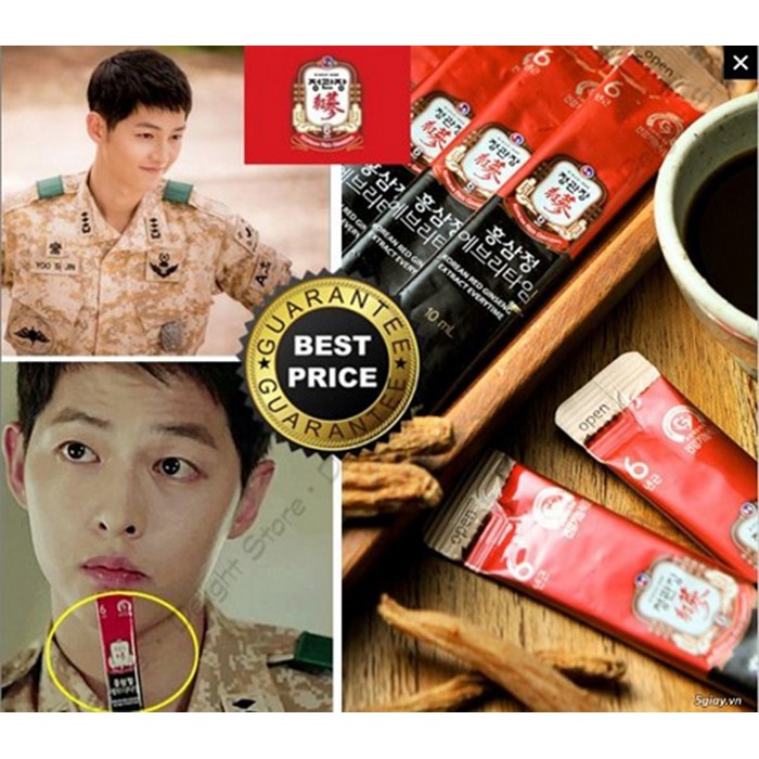 [Mã GROSALE2703 giảm 8% đơn 250K] Nước Hồng Sâm Hậu Duệ Mặt Trời KGC, Hộp 30 gói x 10ml Cheong Kwan Jang | BigBuy360 - bigbuy360.vn