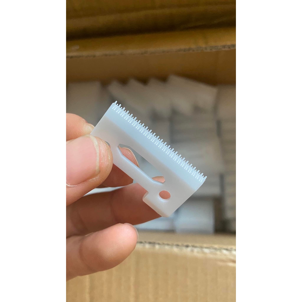 Lưỡi kép sứ, lưỡi tông đơ thay thế