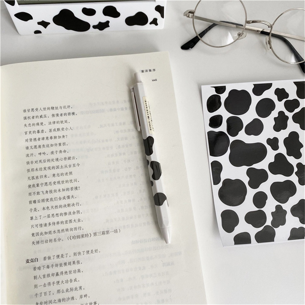 Dễ Thương Sticker Dán Trang Trí Hình Bò Sữa Xinh Xắn